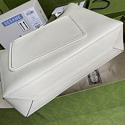 Kitlife Gucci Double G Tote White – 649577 – 35x32x11cm - 4