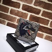Kitlife Gucci Wolf Print Supreme Wallet – 451268 – 11x9cm - 3