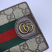 Kitlife Gucci GG Wallet Beige/Ebony Green/Red Web – 557702 – 11x9cm - 5