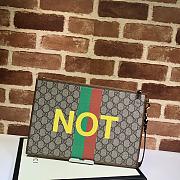 Kitlife Gucci GG Supreme Clutch With Fake Print – 636171 – 30x21x1.5cm - 3