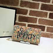 Kitlife Gucci Floral Print Long Wallet – 636249 –19x10.5x2cm - 1