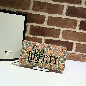 Kitlife Gucci Floral Print Long Wallet – 636249 –19x10.5x2cm