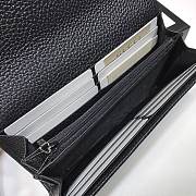 Kitlife Gucci Cat Print Long Wallet Black – 499324 –19x10.5x3cm - 2