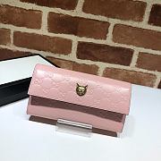 Kitlife Gucci Leather Black Wallet Pink – 548055 –19x10.5x2.5cm - 1