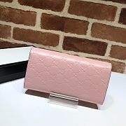 Kitlife Gucci Leather Black Wallet Pink – 548055 –19x10.5x2.5cm - 5