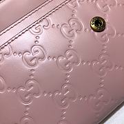 Kitlife Gucci Leather Black Wallet Pink – 548055 –19x10.5x2.5cm - 2
