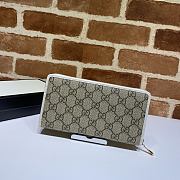 Kitlife Gucci Horsebit 1955 Zip Around Wallet White – 621889 – 19x10.5x2cm - 2