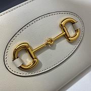 Kitlife Gucci Horsebit 1955 Zip Around Wallet Full White – 621889 – 19x10.5x2cm - 3