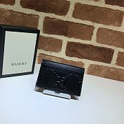 Kitlife Gucci GG embossed card case in black leather – 625564  - 1