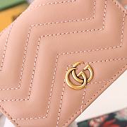 Kitlife Gucci GG Marmont card case wallet gold hardware beige – 466492 -  11x8.5x3cm - 5