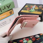 Kitlife Gucci GG Marmont card case wallet gold hardware Powder Pink – 466492 -  11x8.5x3cm - 2