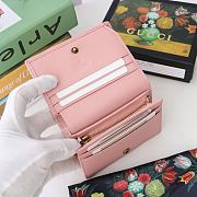 Kitlife Gucci GG Marmont card case wallet gold hardware Powder Pink – 466492 -  11x8.5x3cm - 4