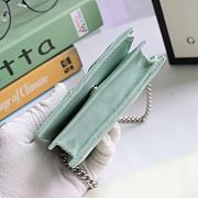 Kitlife Gucci GG Marmont card case wallet silver hardware mint – 625693 -  11x8.5x3cm - 3