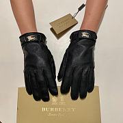 Kitlife Burberry Men’s Gloves Imported Leather Black - 1