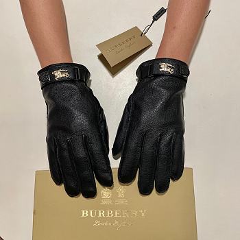 Kitlife Burberry Men’s Gloves Imported Leather Black