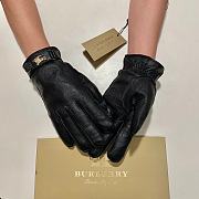 Kitlife Burberry Men’s Gloves Imported Leather Black - 5