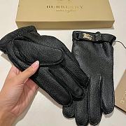 Kitlife Burberry Men’s Gloves Imported Leather Black - 2