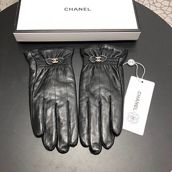 Kitlife Chanel Gloves Sheepskin Leather Gold Hardware