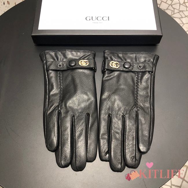 Kitlife Gucci Men’s Gloves Sheepskin Leather  - 1
