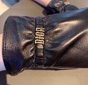 Kitlife Dior Gloves Sheepskin Leather Gold Hardware Black - 4