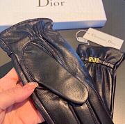 Kitlife Dior Gloves Sheepskin Leather Gold Hardware Black - 2