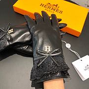 Kitlife Hermes Gloves Sheepskin Cashmere Leather H Logo - 2