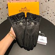 Kitlife Hermes Gloves Sheepskin Cashmere Leather H Logo - 3