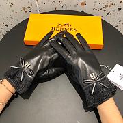 Kitlife Hermes Gloves Sheepskin Cashmere Leather H Logo - 4