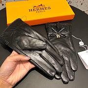 Kitlife Hermes Gloves Sheepskin Cashmere Leather H Logo - 6