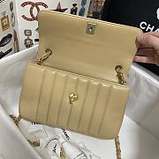 Kitlife Chanel Handbag Sheepskin With Golden Hardware Beige – AS1499 - 23x14x7cm - 2