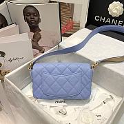 Kitlife Chanel Flap Bag Caviar Gold Hardware Blue – AS2273 – 20x6 x12cm - 6