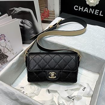 Kitlife Chanel Flap Bag Caviar Gold Hardware Black – AS2273 – 20x6 x12cm