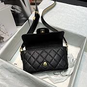 Kitlife Chanel Flap Bag Caviar Gold Hardware Black – AS2273 – 20x6 x12cm - 5