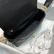Kitlife Chanel Flap Bag Caviar Gold Hardware Black – AS2273 – 20x6 x12cm - 3