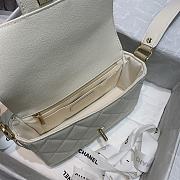 Kitlife Chanel Flap Bag Caviar Gold Hardware White – AS2273 – 20x6 x12cm - 4