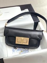 Kitlife Chanel Underarm Bag Medium Bag Black – 27x14x5 cm - 1