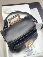 Kitlife Chanel Underarm Bag Medium Bag Black – 27x14x5 cm - 2