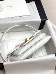 Kitlife Chanel Underarm Bag Medium Bag White – 27x14x5 cm - 5
