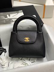 Kitlife Chanel Handle Bag Black – 22x16x7 cm - 1