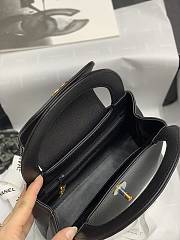 Kitlife Chanel Handle Bag Black – 22x16x7 cm - 5