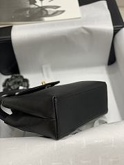 Kitlife Chanel Handle Bag Black – 22x16x7 cm - 2