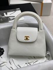 Kitlife Chanel Handle Bag White – 22x16x7 cm - 1