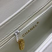 Kitlife Chanel Handle Bag White – 22x16x7 cm - 6