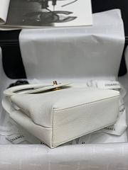 Kitlife Chanel Handle Bag White – 22x16x7 cm - 3
