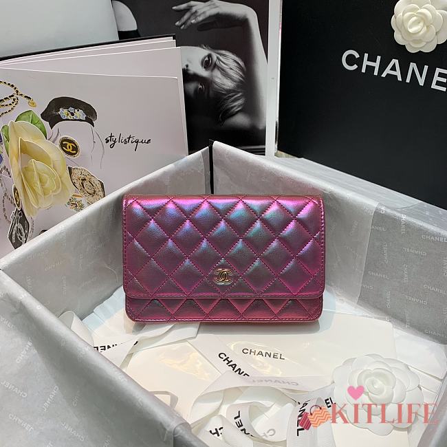 Kitlife Chanel WOC All-Steel Hardware Purple Symphony – 33814 - 19 cm - 1