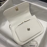 Kitlife Chanel Retro Messenger White Bag – 93749 - 19x7x14cm - 4