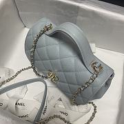 Kitlife Chanel Retro Messenger Blue Bag – 93749 - 19x7x14cm - 5