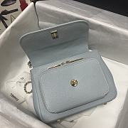 Kitlife Chanel Retro Messenger Blue Bag – 93749 - 19x7x14cm - 2