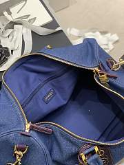 Kitlife Chanel Travel Bag Denim Canvas – 47x32x20 cm - 3