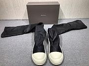 Kitlife Rick Owens Over The Knee Boots Sheepskin Elastic - 1
